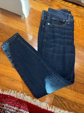 Lucky Brand Indigo Ava mid-rise skinny Ankle Jeans
